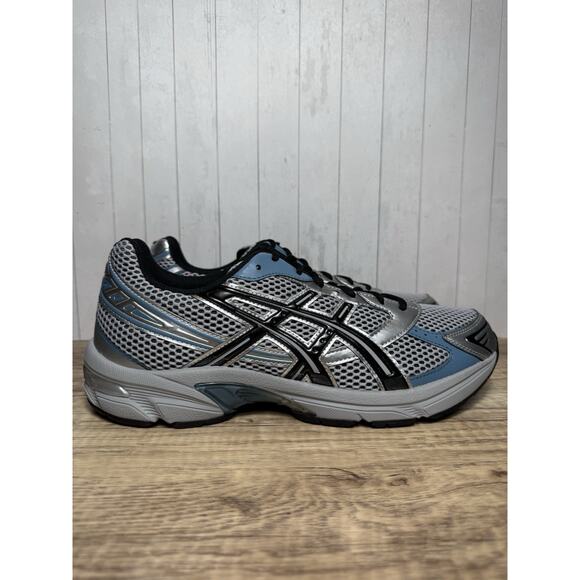 ASICS Gel 1130 “Sleet Black” Blue Silver 1203A786-020-Mens SZ 13 New Ships Now main image 4